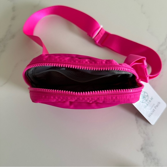 NWT GAIAM Side Kick Waist Pack - Hot Pink - Picture 4 of 10